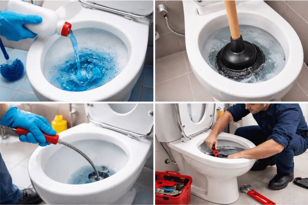 Conventional drain and toilet cleaners that fail to remove biofilm